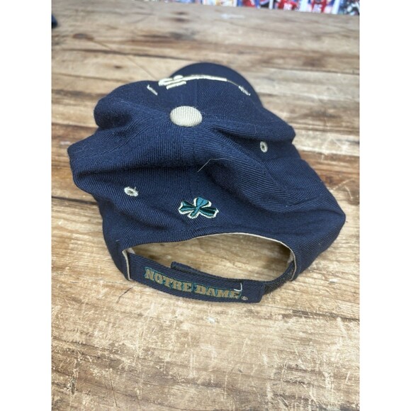 Zephyr Notre Dame Strap back Hat The Z Hat Fighting Irish Blue Gold NCAA Navy - Picture 3 of 6